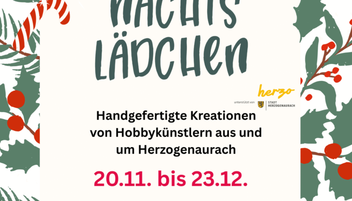Ankündigung Weihnachtslädchen Herzo