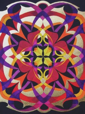 Mandala Wickelbluse Muster Mandala Wickelbluse Muster